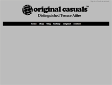 Tablet Screenshot of originalcasuals.com